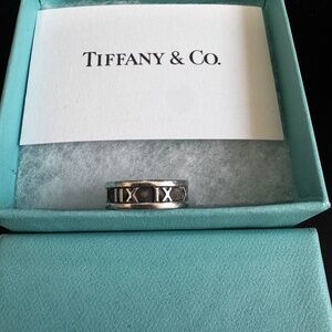 Authentic TIFFANY & Co. Atlas Ring 1995 Sterling Silver 925 - Vintage